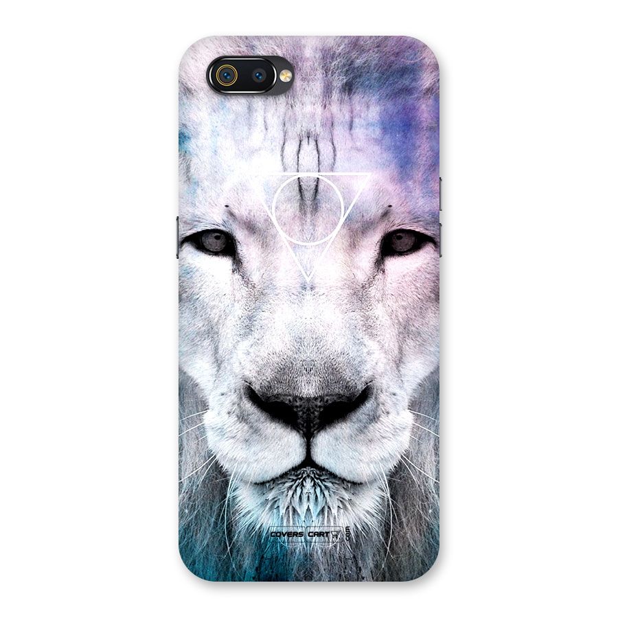 White Lion Back Case for Realme C2