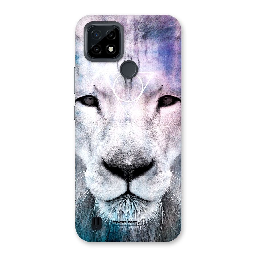 White Lion Back Case for Realme C21