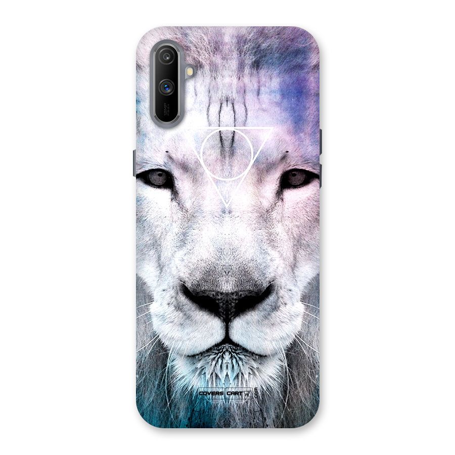 White Lion Back Case for Realme C3