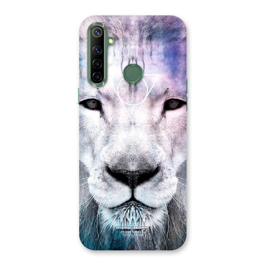 White Lion Back Case for Realme Narzo 10