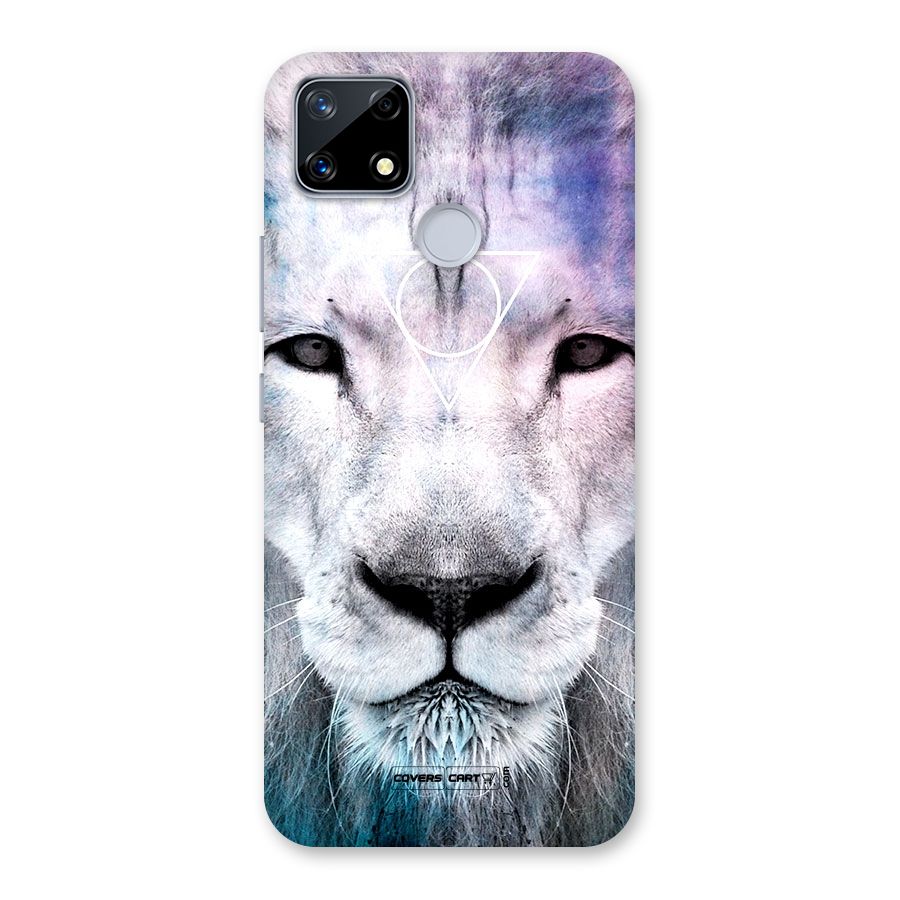 White Lion Back Case for Realme Narzo 20