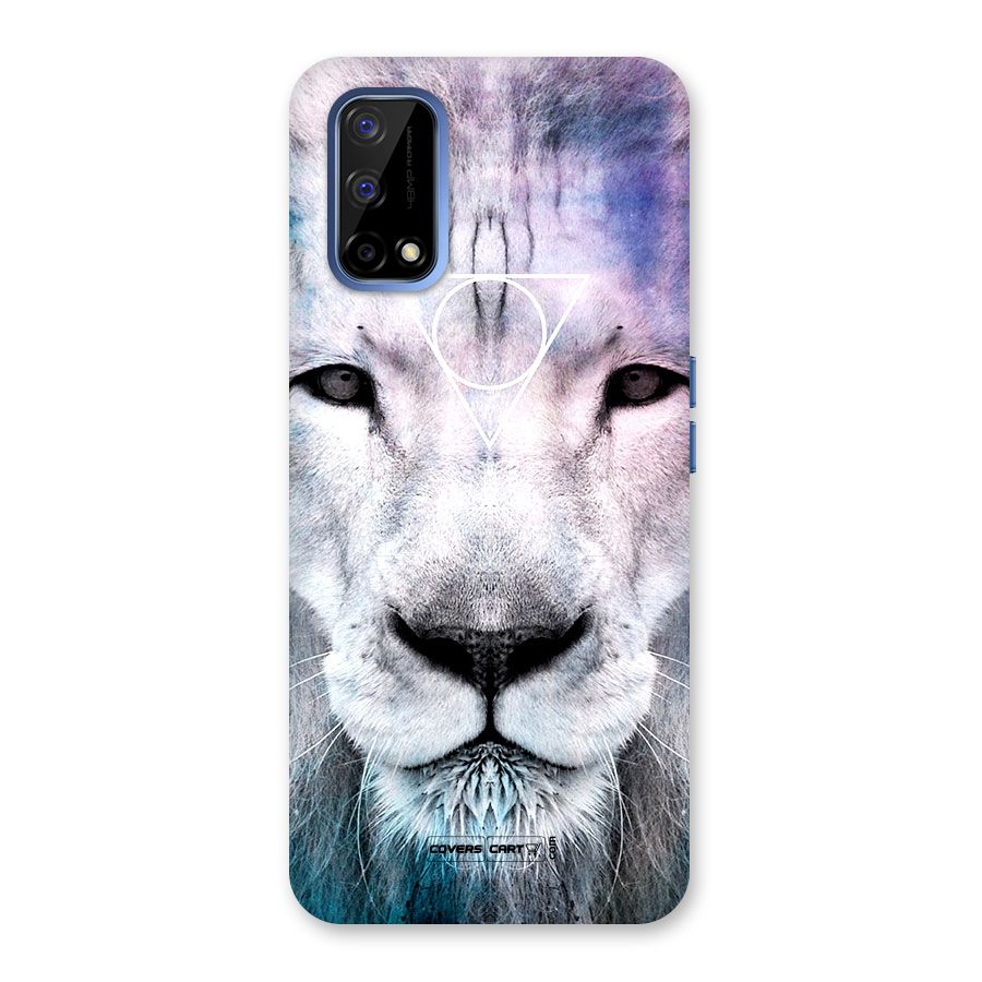 White Lion Back Case for Realme Narzo 30 Pro