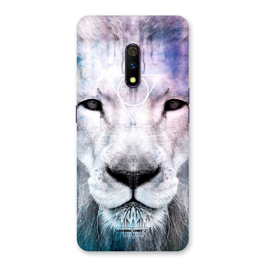 White Lion Back Case for Realme X