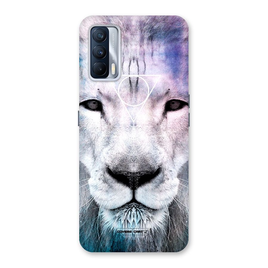 White Lion Back Case for Realme X7