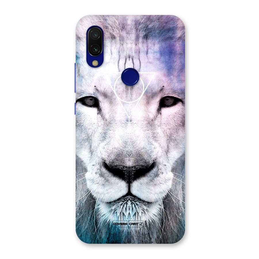 White Lion Back Case for Redmi 7
