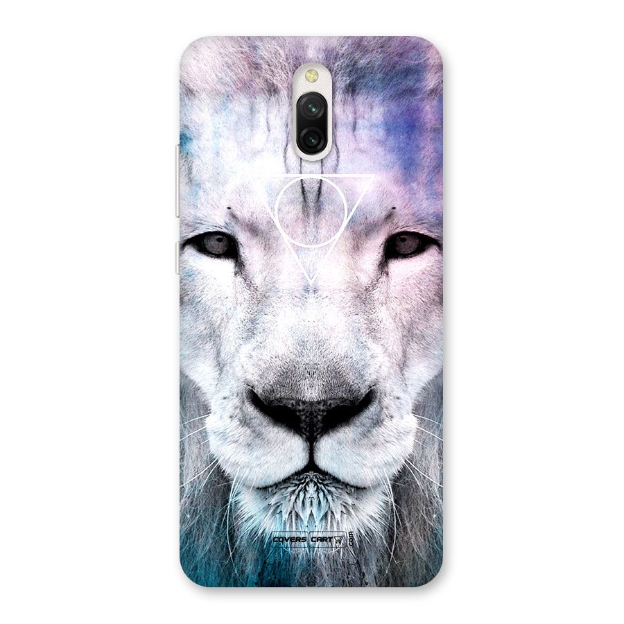 White Lion Back Case for Redmi 8A Dual