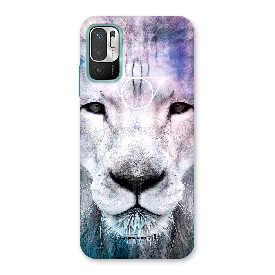 White Lion Back Case for Redmi Note 10T 5G