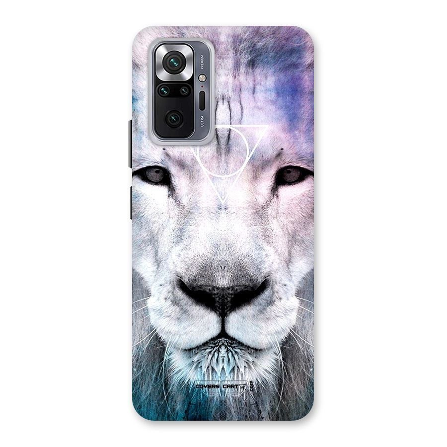 White Lion Back Case for Redmi Note 10 Pro Max