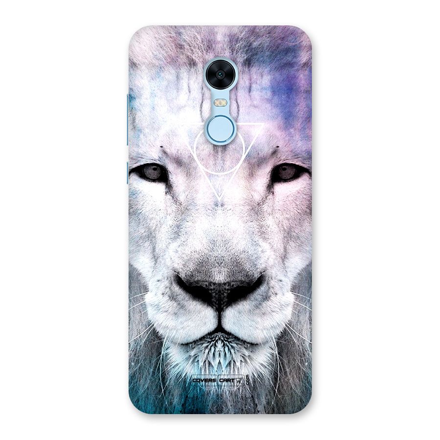 White Lion Back Case for Redmi Note 5