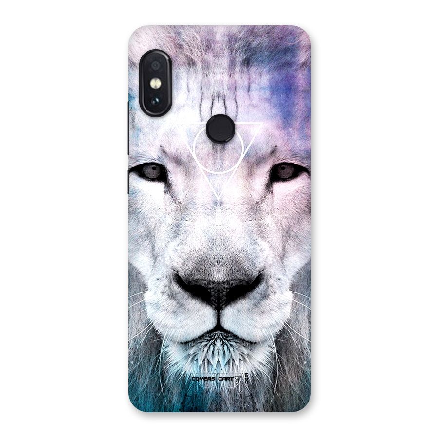White Lion Back Case for Redmi Note 5 Pro