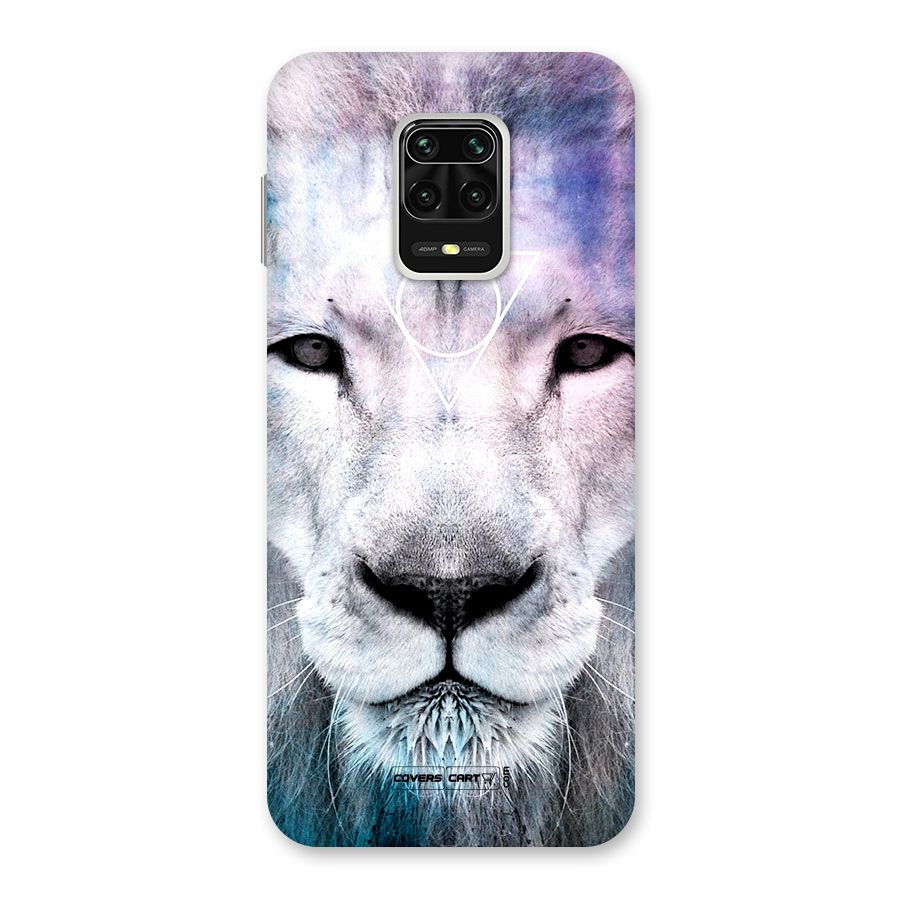 White Lion Back Case for Redmi Note 9 Pro