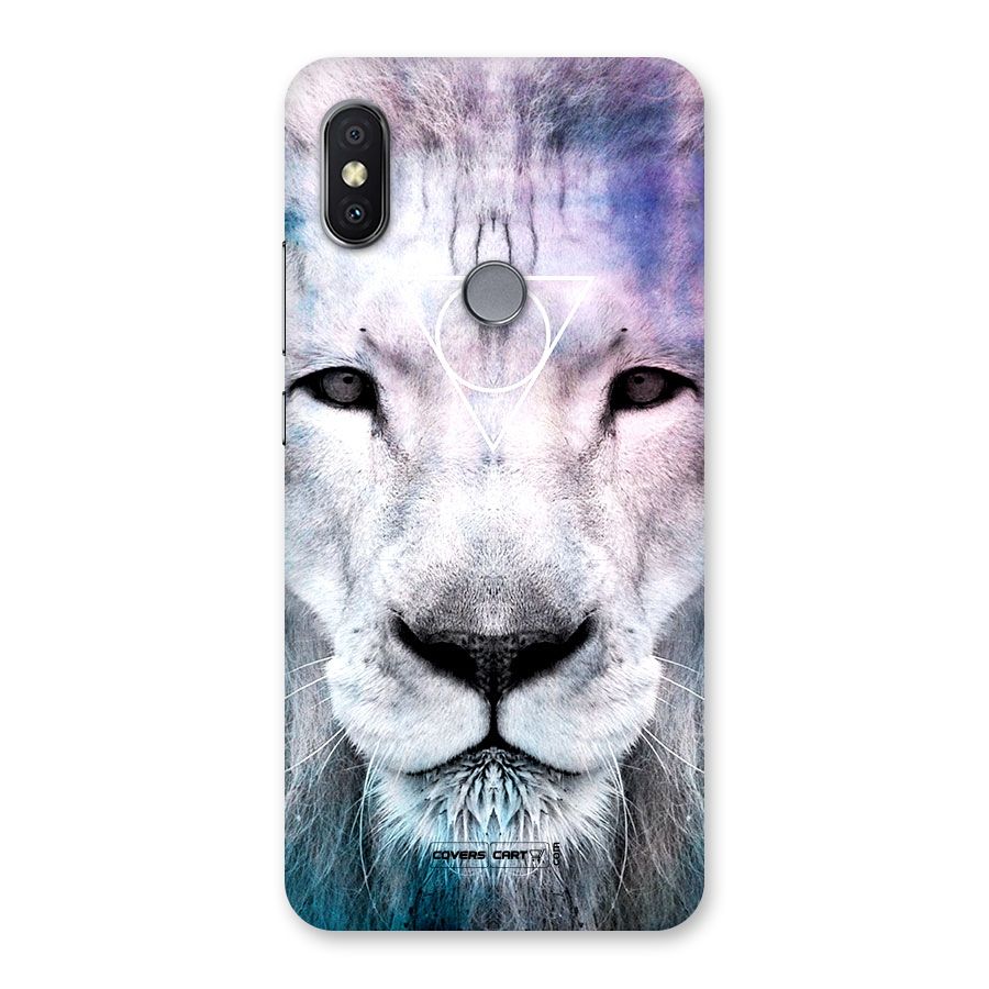 White Lion Back Case for Redmi Y2