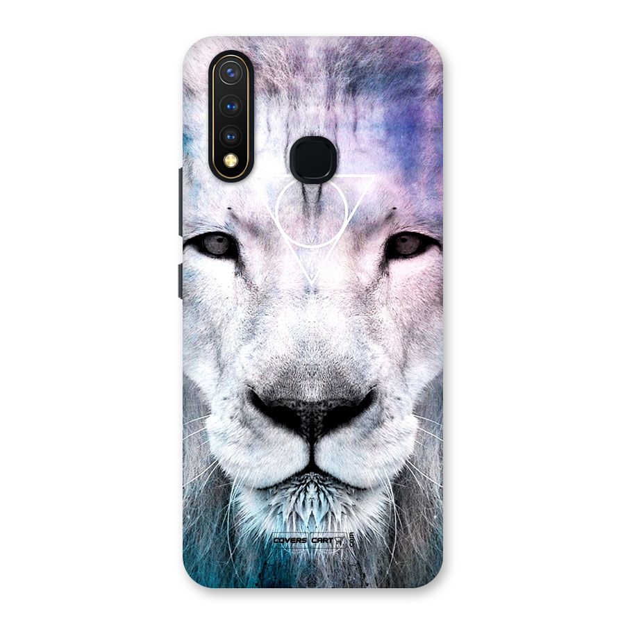 White Lion Back Case for Vivo U20