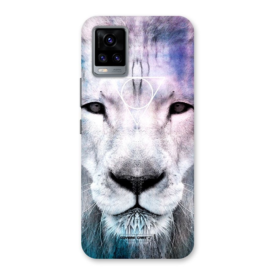 White Lion Back Case for Vivo V20