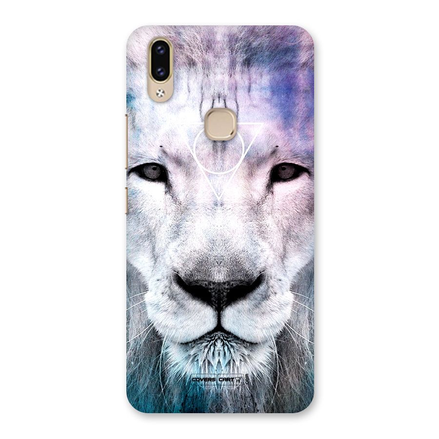 White Lion Back Case for Vivo V9 Youth