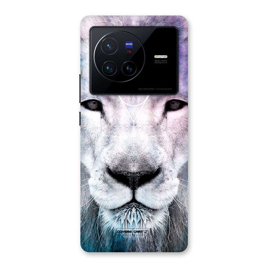 White Lion Back Case for Vivo X80