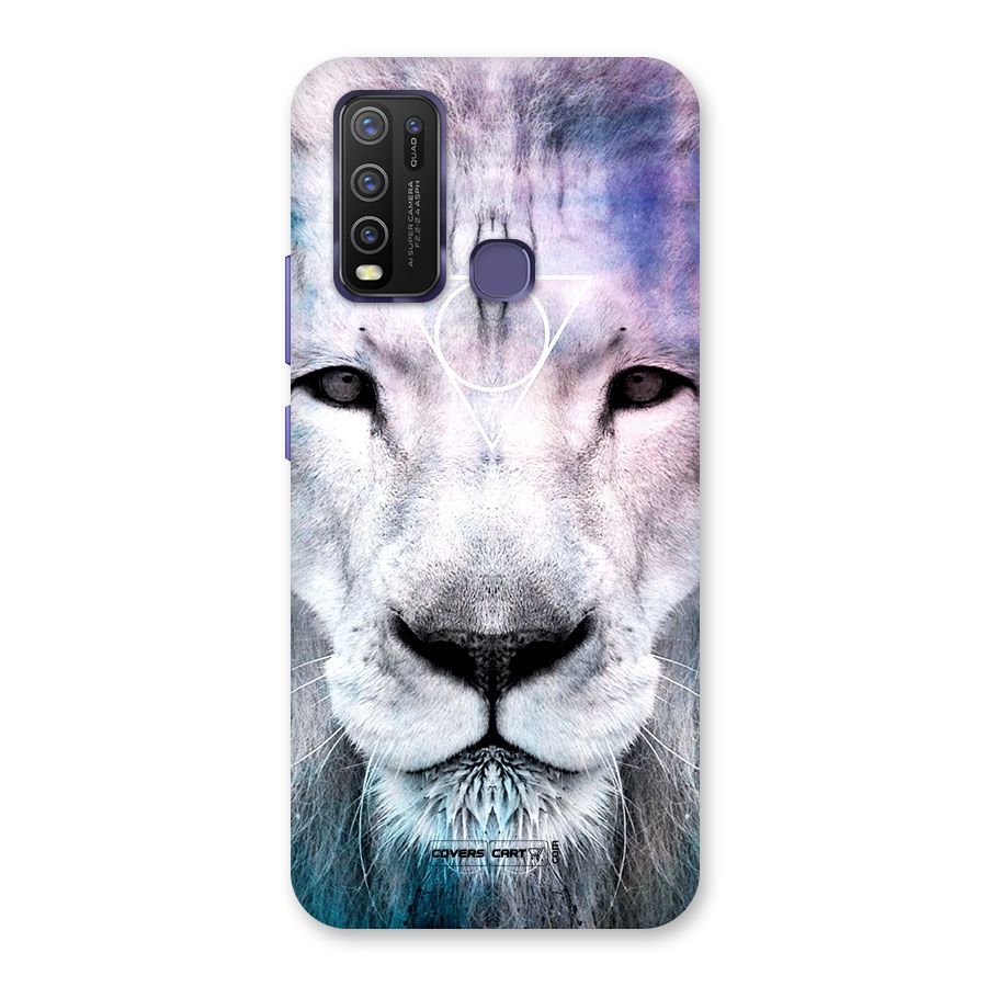 White Lion Back Case for Vivo Y50