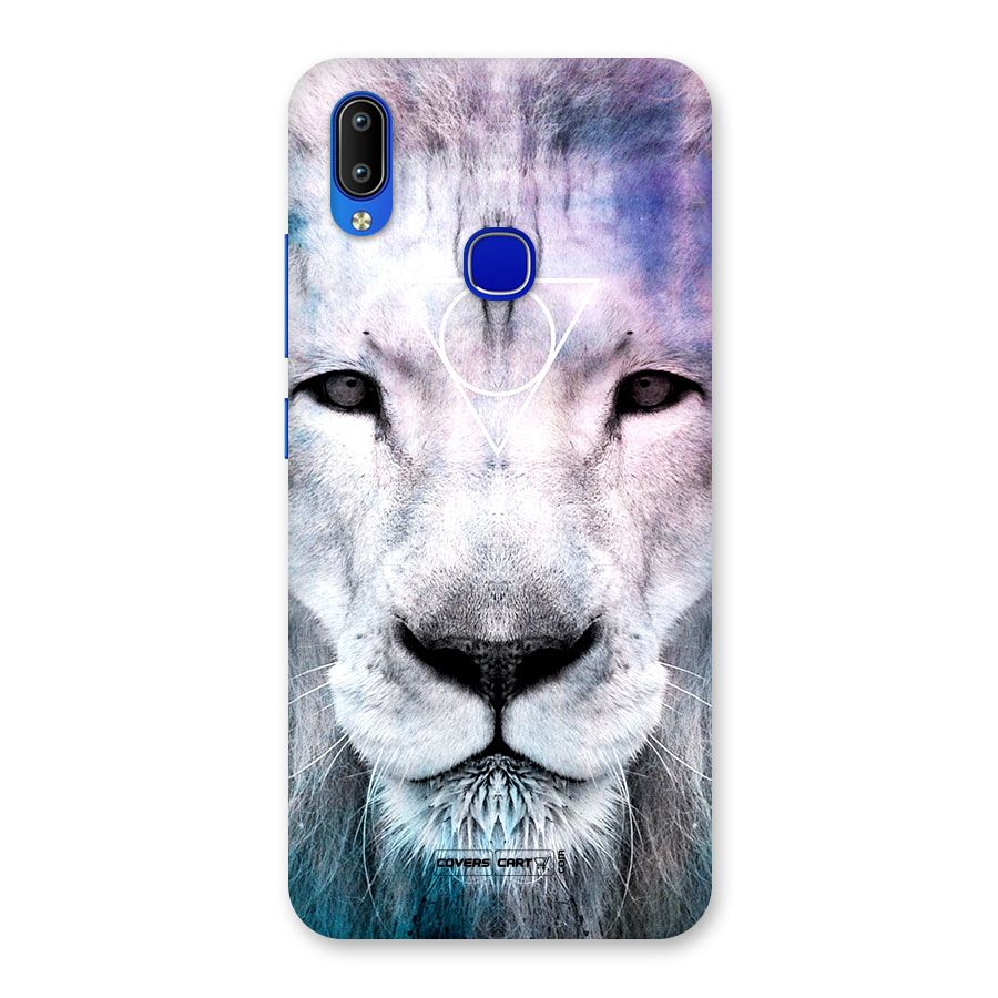 White Lion Back Case for Vivo Y91