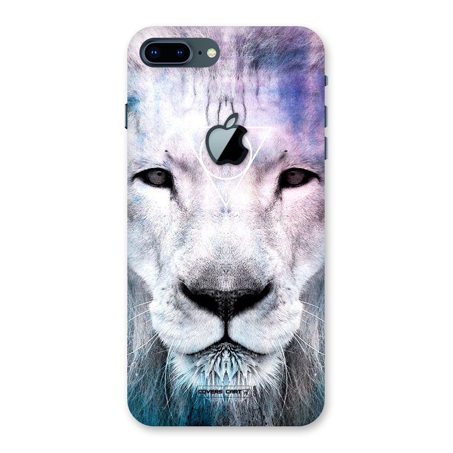 White Lion Back Case for iPhone 7 Plus Apple Cut