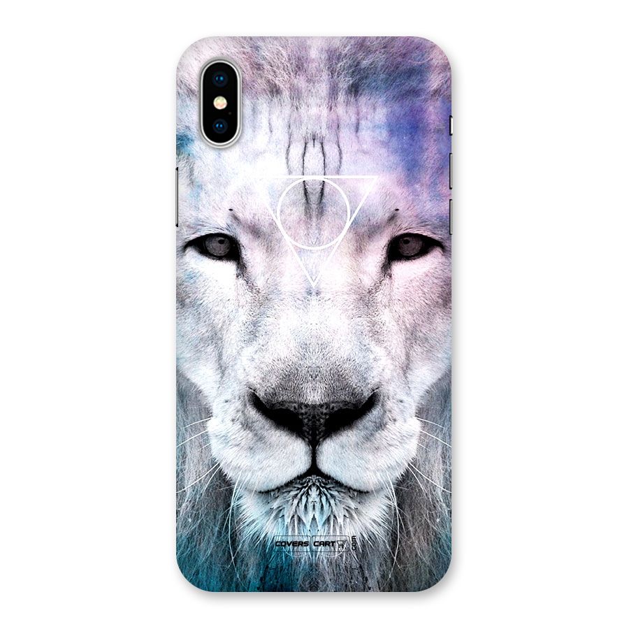 White Lion Back Case for iPhone XS