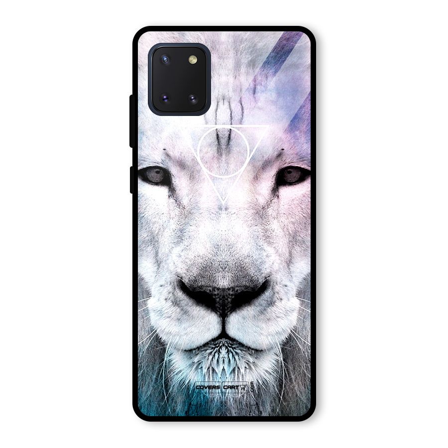 White Lion Glass Back Case for Galaxy Note 10 Lite