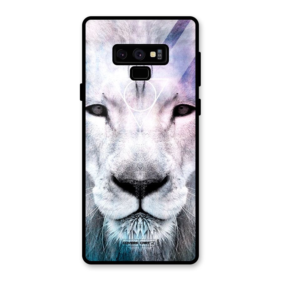White Lion Glass Back Case for Galaxy Note 9