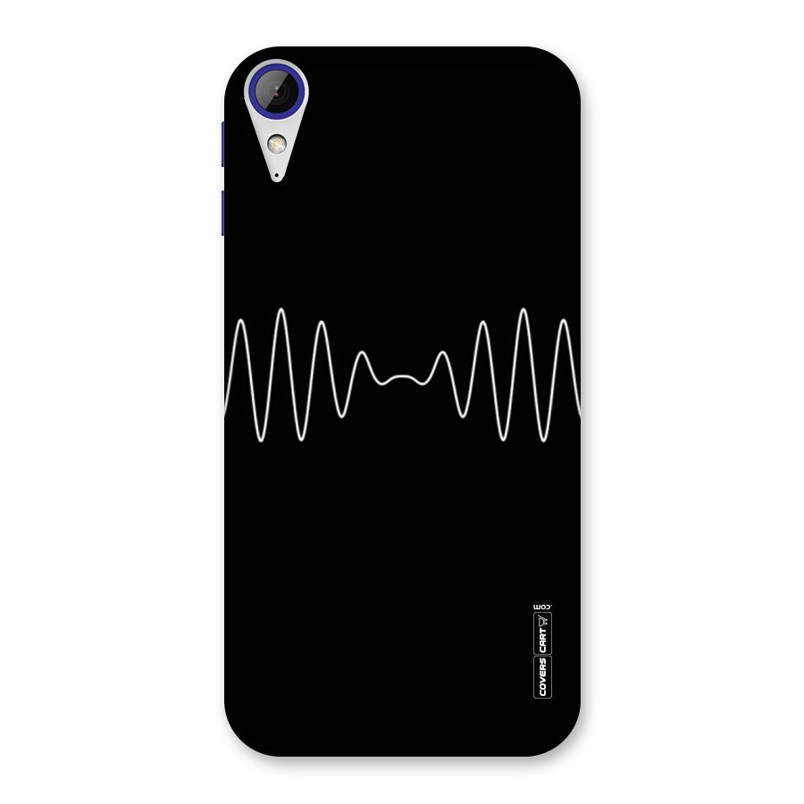 White Minimal Thread Back Case for Desire 830