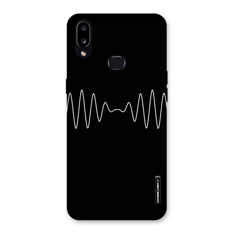 White Minimal Thread Back Case for Galaxy A10s