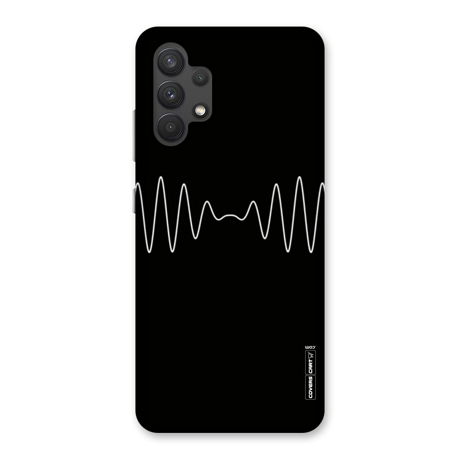White Minimal Thread Back Case for Galaxy A32