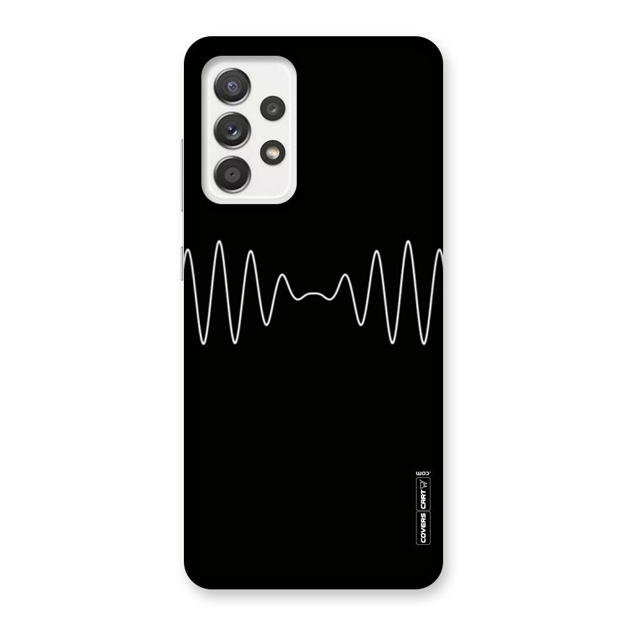 White Minimal Thread Back Case for Galaxy A52
