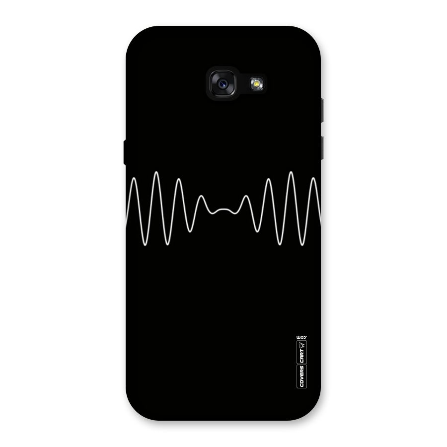 White Minimal Thread Back Case for Galaxy A7 (2017)