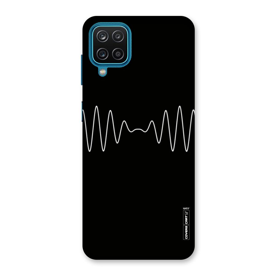White Minimal Thread Back Case for Galaxy F12