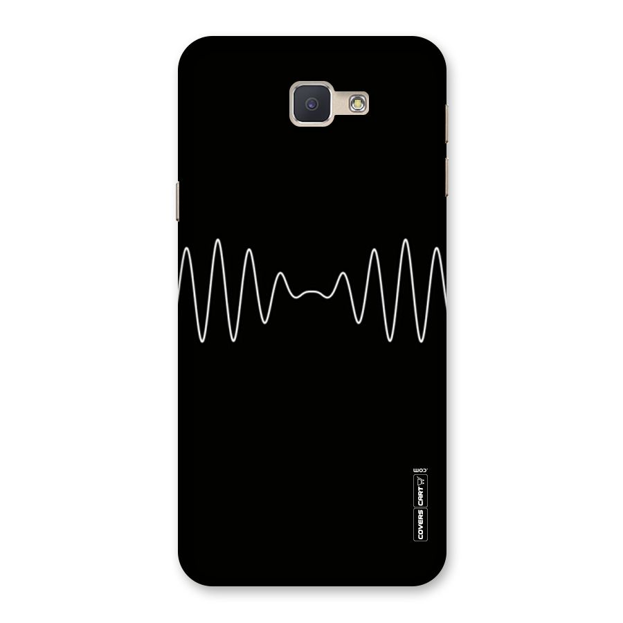 White Minimal Thread Back Case for Galaxy J5 Prime