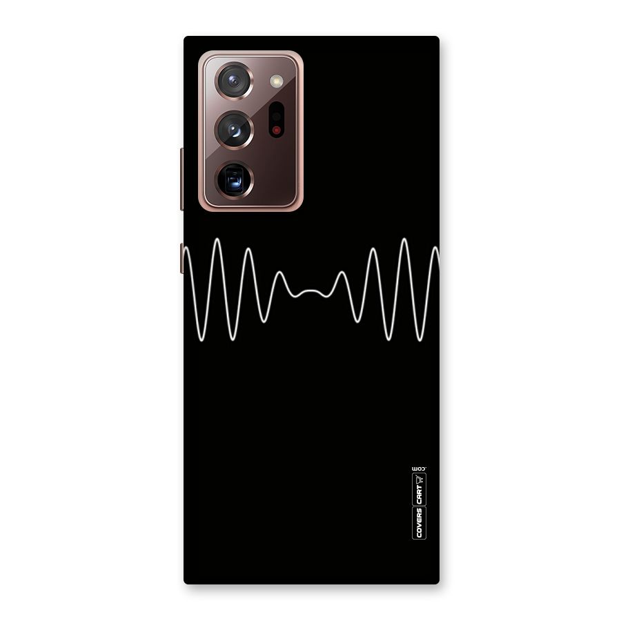 White Minimal Thread Back Case for Galaxy Note 20 Ultra