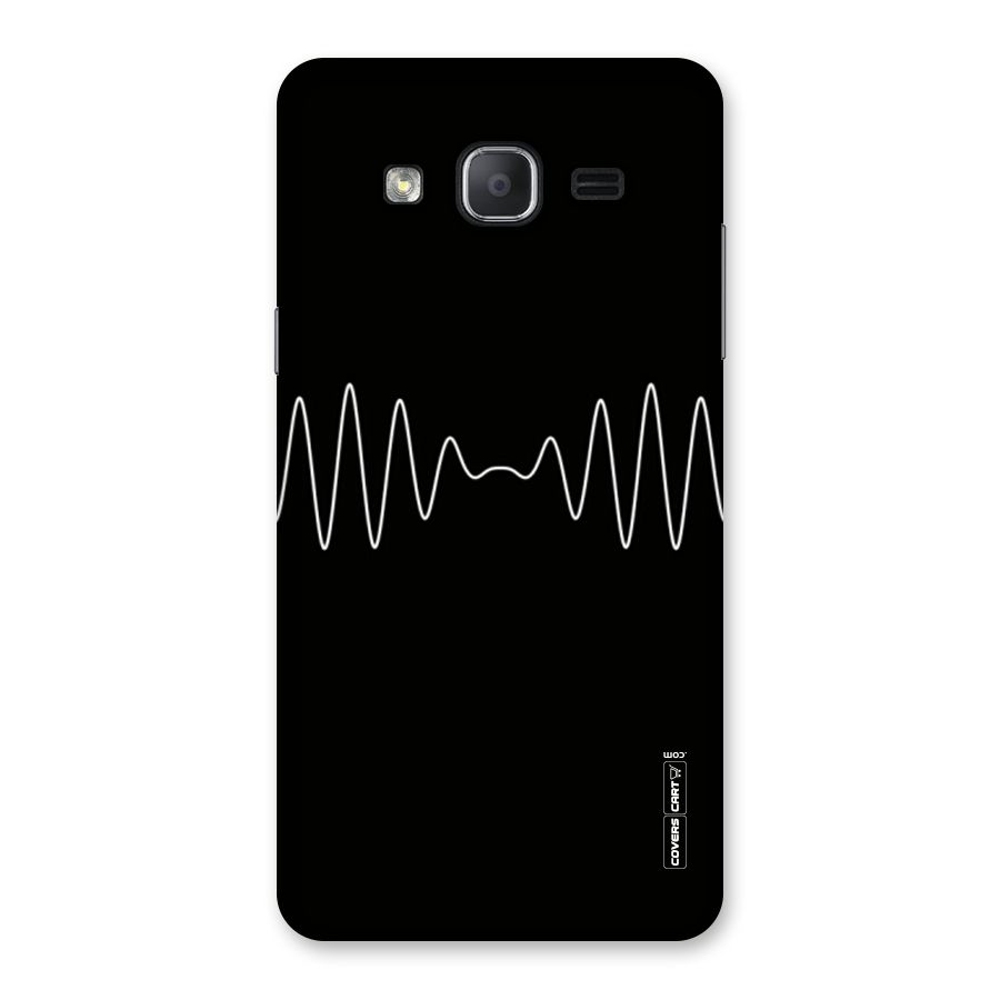 White Minimal Thread Back Case for Galaxy On7 2015