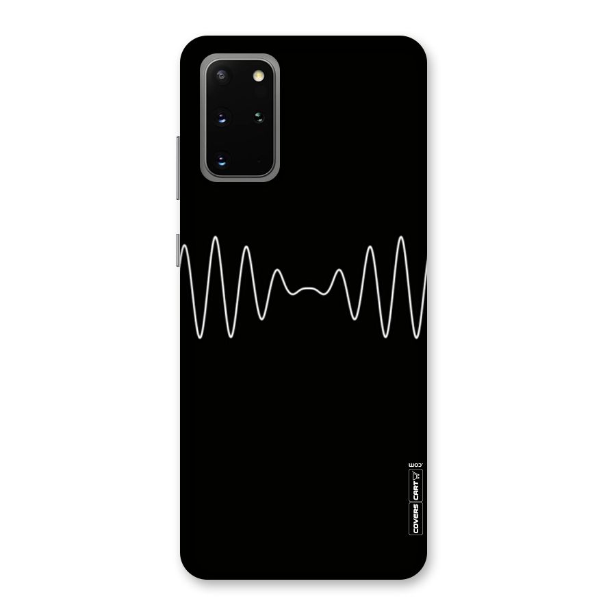 White Minimal Thread Back Case for Galaxy S20 Plus