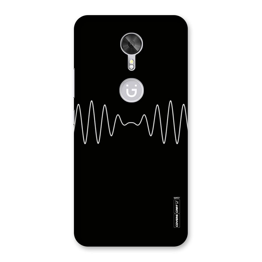 White Minimal Thread Back Case for Gionee A1