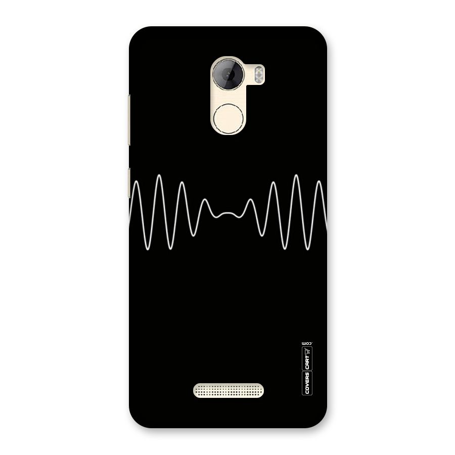 White Minimal Thread Back Case for Gionee A1 LIte