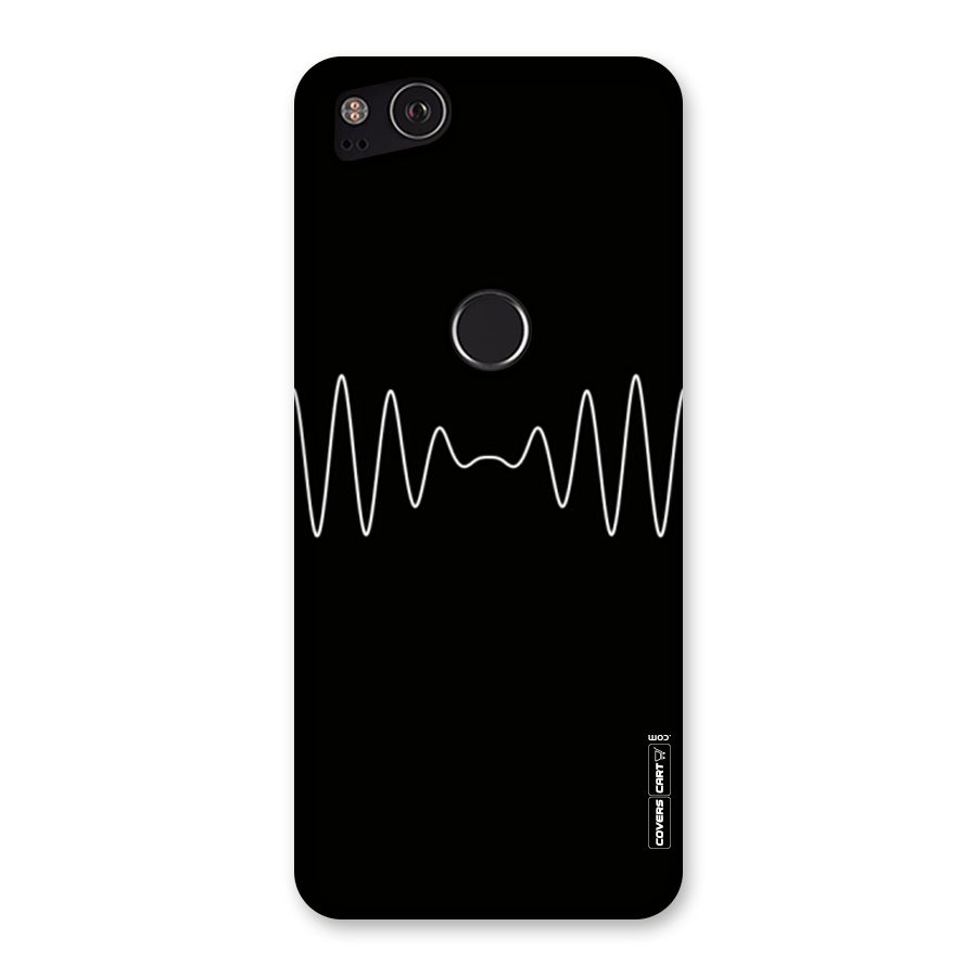 White Minimal Thread Back Case for Google Pixel 2