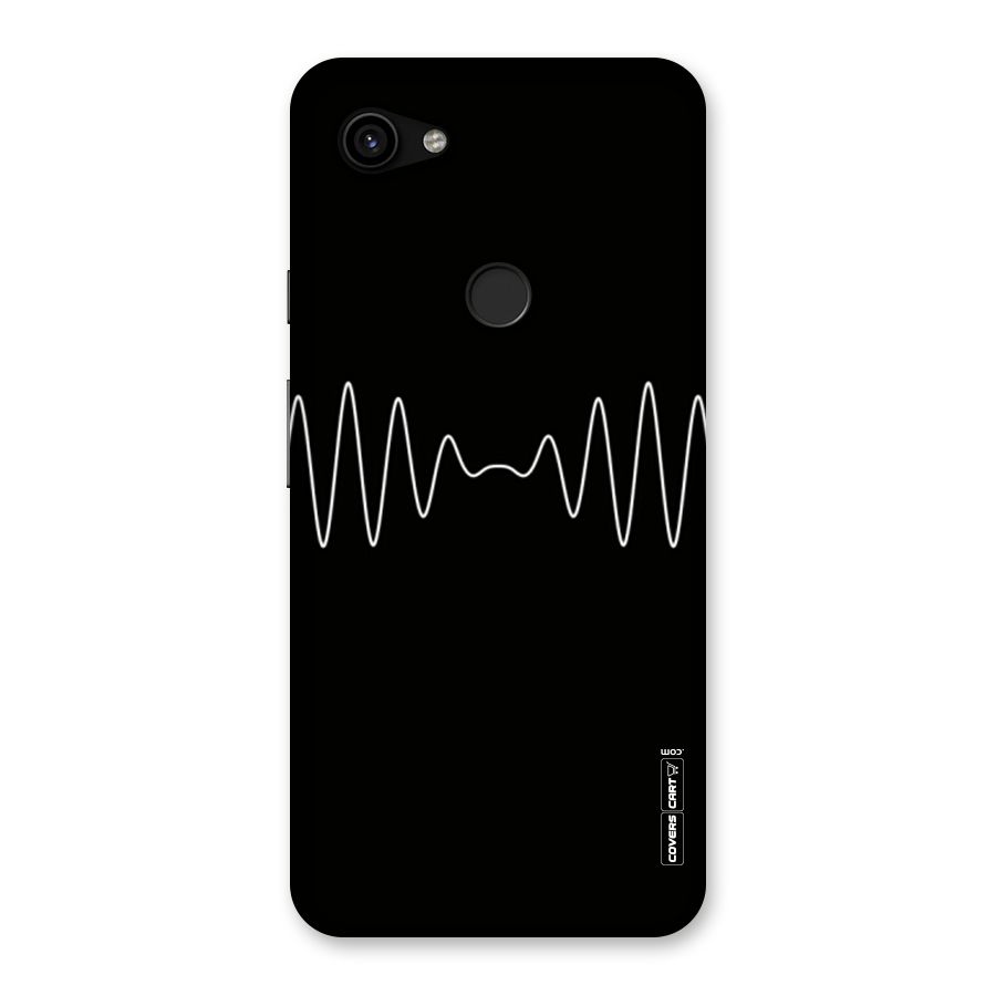 White Minimal Thread Back Case for Google Pixel 3a XL