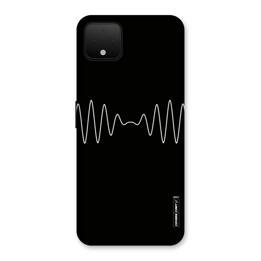 White Minimal Thread Back Case for Google Pixel 4 XL
