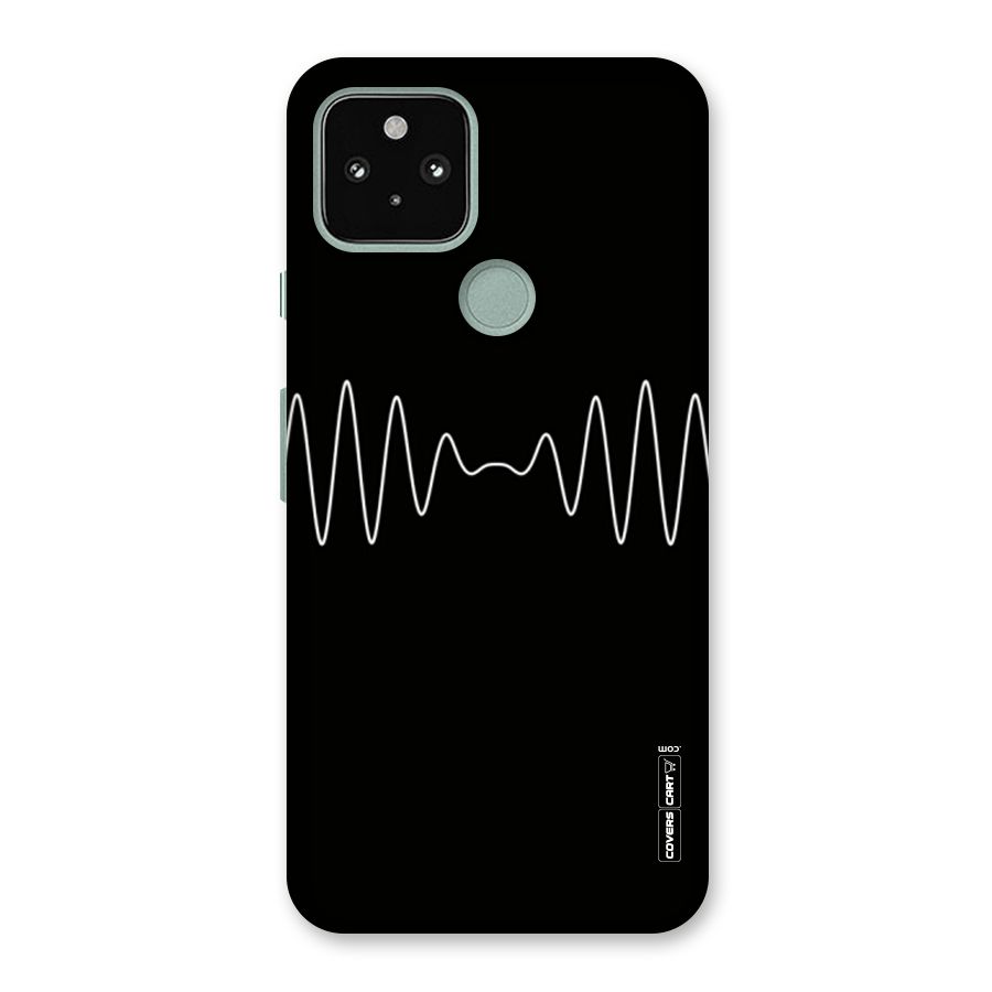 White Minimal Thread Back Case for Google Pixel 5