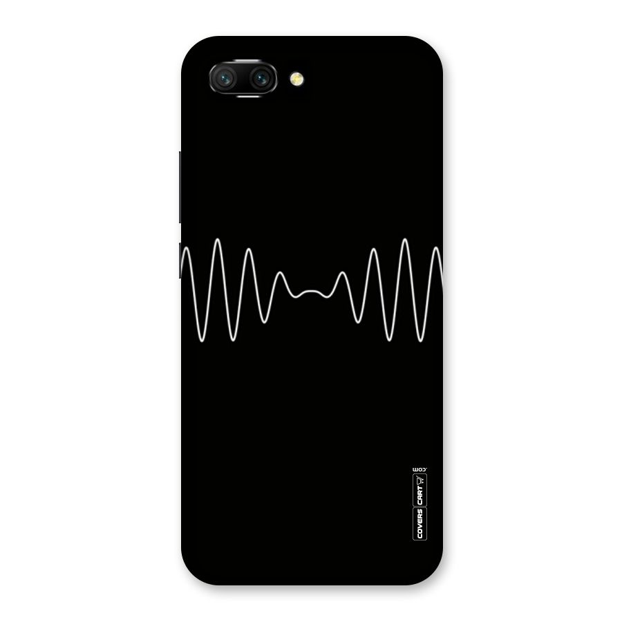 White Minimal Thread Back Case for Honor 10