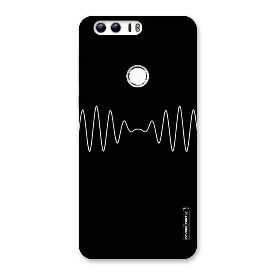 White Minimal Thread Back Case for Honor 8