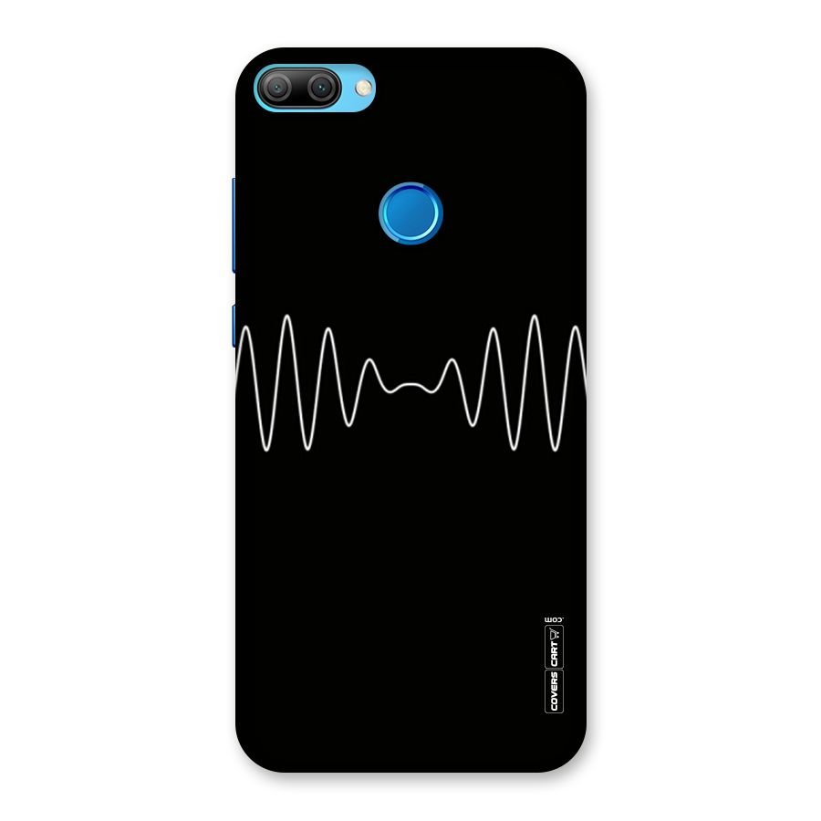 White Minimal Thread Back Case for Honor 9N
