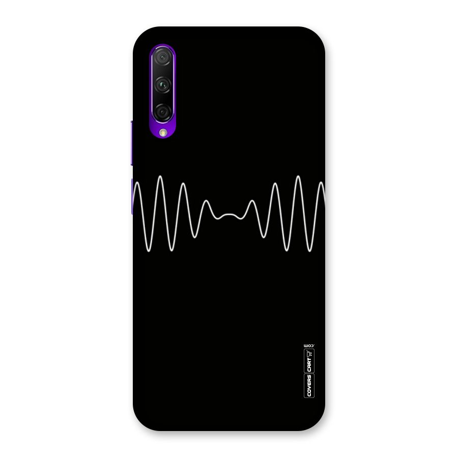 White Minimal Thread Back Case for Honor 9X Pro