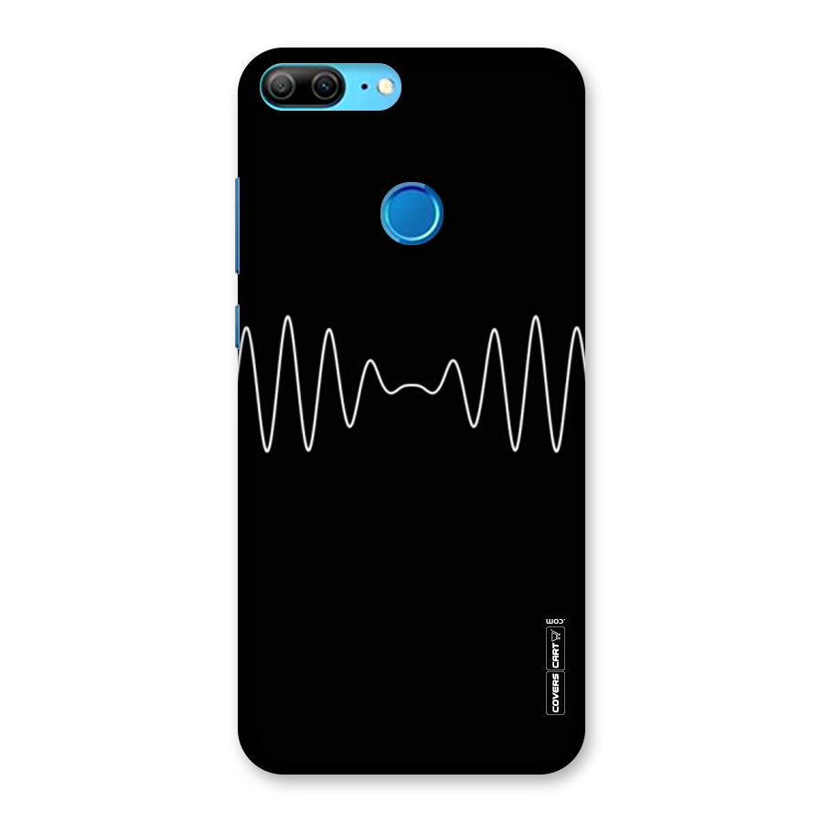 White Minimal Thread Back Case for Honor 9 Lite