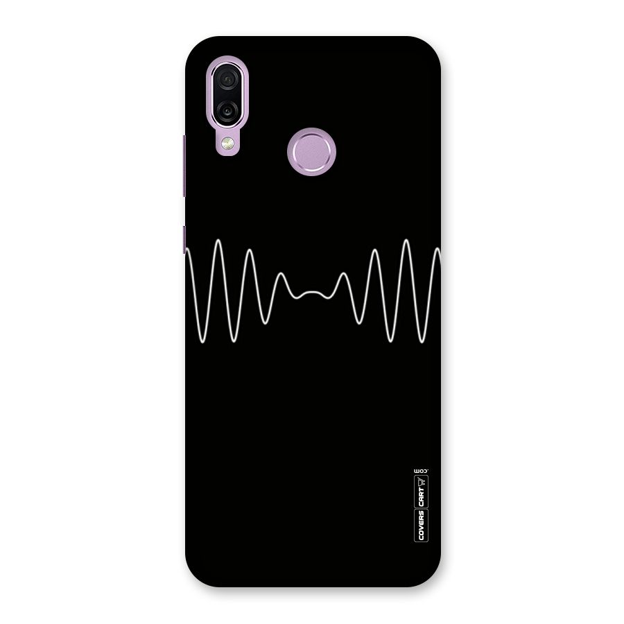 White Minimal Thread Back Case for Honor Play