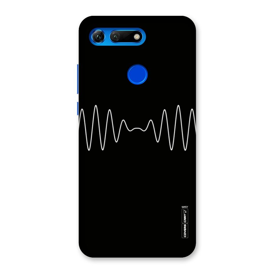 White Minimal Thread Back Case for Honor View 20
