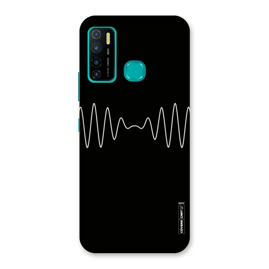 White Minimal Thread Back Case for Infinix Hot 9 Pro